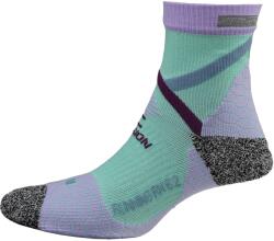 P. A. C P. A. C. Дамски чорапи за бягане P. A. C. Women's 6.2 Running Reflective Pro Mid Compression Running socks - Mint / Lilac - размер 35-37 (EU) (201-8965-0111)