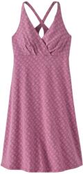 Patagonia Дамска рокля Patagonia Women's Amber Dawn Dress - Future Flowers: Faded Magenta - размер XS (134-0000-4011)