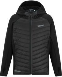 Regatta Детско поларено яке Regatta Kid's Junior Andreson Hybrid Hybrid jacket - Black / Seal Grey - размер 5-6 Years (703-7785-0112)