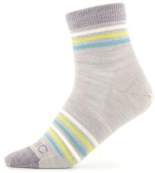 Stoic Детски спортни чорапи Stoic Kid's Merino Everyday Quarter Socks Striped Sports socks - Silver / Fossil Multi Striped - размер 35-38 (EU) (207-0488-0313)