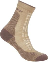 Icebreaker Дамски туристически чорапи Icebreaker Women's Merino Hike+ Ultralight Quarter Walking socks - Pink Quartz / Porcini - размер 35-37 (EU) (201-9240-0311)