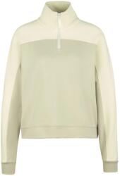 Stoic Дамски вълнен пуловер Stoic Women's MerinoFleece335 MMXX. Lulea Half zip Merino jumper - Birch White / Stone Grey - размер XL (105-5558-0315)