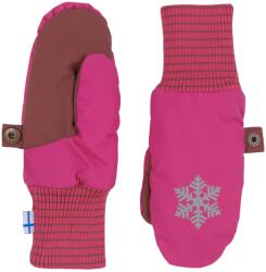 Finkid Детски ръкавици Finkid Rukkanen Gloves - Raspberry / Sable (202-0421-1011)