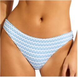 Seafolly Дамско бикини долнище Seafolly Women's Mesh Effect Hipster Pant Bikini bottom - Powder Blue / White - размер 34 (EU) (150-4260-0612)