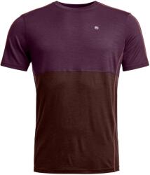 Ortovox Мъжко мериносово термобельо Ortovox 185 Rock'N'Wool Short Sleeve Merino base layer - Dark Wild Berry (015-1352-1012)