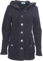 Reiff Дамско вълнено яке Reiff Women's Mona Wool Fleece Hooded Jacket Merino jacket - Anthracite (105-2609-0111)