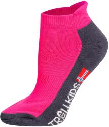 Trollkids Детски спортни чорапи Trollkids Kids Hiking Low Cut Socks II 2-Pack Sports socks - Magenta - размер 31-34 (EU) (201-3046-0314)