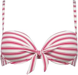 Watercult Дамско бикини горнище Watercult Women's Seaside Splash Wired Bikini Top - White / Goji - размер 40 (150-4948-0118)