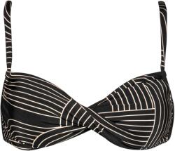 Watercult Дамско бикини горнище Watercult Women's Line Set Bikini Top No. 7855 Bikini top - Black / Tofu - размер 40 (150-6679-0113)