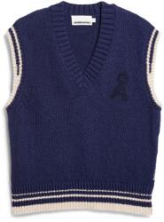 ARMEDANGELS Дамски пуловер ARMEDANGELS Women's Iconic Å College Knit Vest Jumper - Tinted Navy / Oatmilk - размер XS (117-3692-0211)