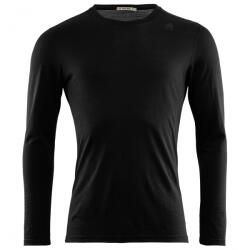Aclima Мъжко мериносово термобельо Aclima Lightwool Undershirt Long Merino base layer - Jet Black - размер XL (015-1266-0115)