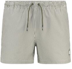 K-Way Мъжки бански слипове K-Way Hazel Mid Stripes Beach Swim brief - White / Green Lichen - размер 3XL (050-2434-0215)