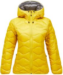 Peak Performance Дамско пухено яке Peak Performance Women's Helium Down Hood Jacket Down jacket - Canary Lime (104-4159-1814)