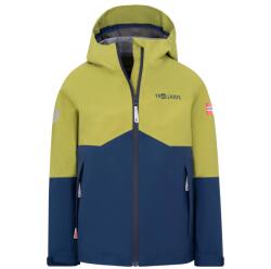 TROLLKIDS Детско водоустойчиво яке Trollkids Kid's Gjende Jacket Waterproof jacket - Kiwi / Mystic Blue - размер 116 (EU) (703-3870-0114)