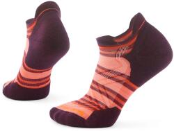 Smartwool Дамски чорапи за бягане Smartwool Women's Run Targeted Cushion Stripe Low Ankle Running socks - Wild Salmon - размер 34-37 (EU) (201-4493-0311)