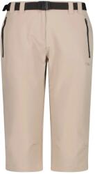 CMP Дамски 3/4 панталони CMP Women's Stretch Capri Shorts - Sabbia / Antracite - размер 36 (EU) (112-3627-0612)