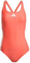Adidas Дамски бански костюм adidas Women's 3 Stripes Bold Swimsuit - Semi Lucid Red / White - размер 36 (EU) (150-4471-0712)