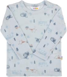 Joha Детски вълнен пуловер Joha Kid's Blouse L/S Merino longsleeve - Light Blue - размер 130 (704-5941-0116)