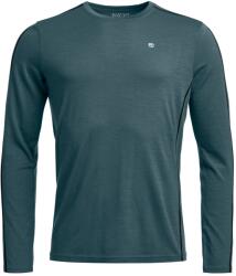 Ortovox Мъжко мериносово термобельо Ortovox 185 Rock'N'Wool Long Sleeve Merino base layer - Dark Arctic Grey (015-1350-0913)