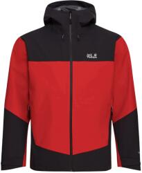 Jack Wolfskin Мъжко водоустойчиво яке Jack Wolfskin Rockpaw 3L Jacket Waterproof jacket - Siren Red - размер M (002-3851-0213)