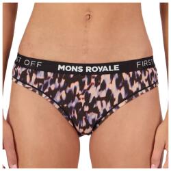 Mons Royale Дамско мериносово термобельо Mons royale Women's Folo Merino Briefs Merino base layer - Rock Leopard - размер XS (115-2463-0411)