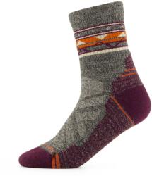 Smartwool Дамски туристически чорапи Smartwool Women's Hike LT Cushion Zig Zag Valley Mid Crew Walking socks - Ash / Charcoal - размер 42-45 (EU) (201-6750-0313)