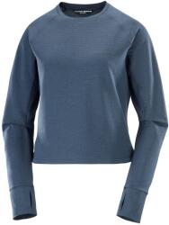 Salomon Дамски поларен пуловер Salomon Women's Sntial Lightwarm Crew Neck Fleece jumper - Blue Nights (105-7210-0113)