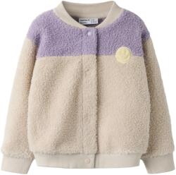 NAME IT Детско поларено яке Name it Kid's Balissea L/S Teddy Card Fleece jacket - Pumice Stone - размер 92 (EU) (703-7840-0113)