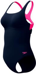 Speedo Дамски бански костюм Speedo Women's Solid Flex Band One Piece Swimsuit - Peacoat/Margarita Pink - размер 36 (EU) (150-6100-0212)