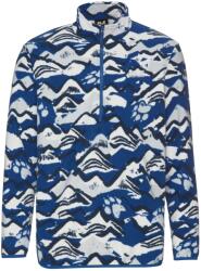 Jack Wolfskin Мъжки поларен пуловер Jack Wolfskin Paw Era 100 Print Halfzip Fleece jumper - Mountain Paw Blue Orchid (005-7009-0113)