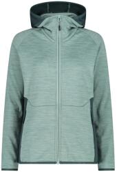 CMP Дамско поларено яке Cmp Women's Jacket Fix Hood Fleece jacket - Jade Melange - размер 34 (EU) (105-6202-0211)