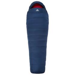 Mountain Equipment Дамски пухен спален чувал Mountain equipment Women's Helium 250 Down sleeping bag - Medieval Blue - размер Long (513-1432-0113) Спален чувал