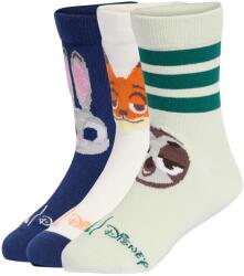 adidas Детски спортни чорапи adidas Kid's LK Disney Zoo 3-Pack Sports socks - Off White / Linen Green / Dark Blue - размер 25-27 (EU) (207-1485-0112)