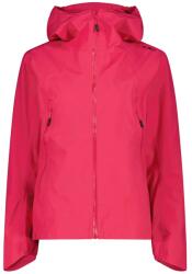 CMP Дамско водоустойчиво яке CMP Women's 2 Layer Jacket Fix Hood Waterproof jacket - Magenta - размер 46 (EU) (102-4532-0817)
