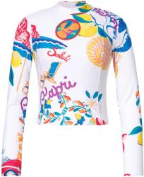 Goldbergh Дамска плажна тениска от ликра Goldbergh Women's Giorgine Long Sleeve Rashguard Lycra - Capri Dream - размер XS (150-5888-0111)