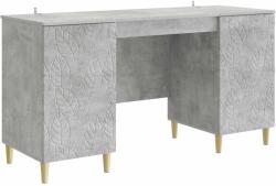 vidaXL Birou Gri Beton Lemn prelucrat 142, 5 x 50 x 75 cm GartenMobel Dekor (3414615)