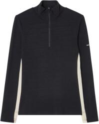 We Norwegians Дамски вълнен пуловер We Norwegians Women's Voss 1/4-Zip Merino jumper - Black (105-5840-0114)
