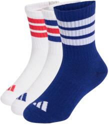 adidas Детски спортни чорапи adidas Kid's 3-Stripes Concept Crew 3-Pack Sports socks - White / Mystery Ink / Pure Ruby - размер 22-24 (EU) (207-1484-0612)