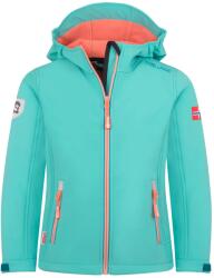 TROLLKIDS Детско софтшел яке Trollkids Girl's Trollfjord Jacket Softshell jacket - Aqua Haze / Harbor Blue / Mellow Peach - размер 116 (EU) (703-2073-1714)