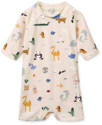 LIEWOOD Детски цял бански от ликра (UV защита) LIEWOOD Kid's Thor Baby Swim Jumpsuit Lycra - Around The World / Sandy - размер 92 (EU) (750-2493-0117)