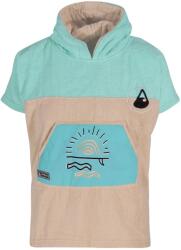 Wave Hawaii Детско пончо за сърф Wave hawaii Kid's Ponchini Dropsi Surf poncho - Beige / Hellblau - размер XXS (750-2936-0111)