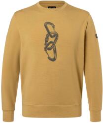super. natural Мъжки вълнен пуловер super. natural Carabineri Crew Jumper - Sahara / Cashmere Grey Melange - размер XXL (005-6917-0115)