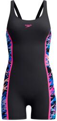 Speedo Дамски бански костюм Speedo Women's Hyperboom Splice Muscleback Legsuit Swimsuit - Anthracite/Margarita Pink - размер 34 (EU) (150-6091-0112)