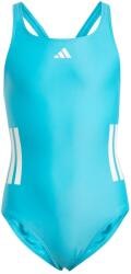 Adidas Детски бански костюм adidas Kid's 3 Stripes Bold Swimsuit - Lucid Cyan / White - размер 104 (EU) (750-1881-0311)