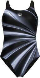 arena Дамски бански костюм Arena Women's Glow Swimsuit U Back B Swimsuit - Black / Grey Multi - размер 34 (EU) (150-5756-0111)
