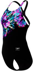 Speedo Дамски бански костюм Speedo Women's Placement Printed Powerback Swimsuit - Glitchy Garden / Black - размер 40 (EU) (150-5721-0420)