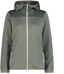 CMP Дамско поларено яке CMP Women's Jacquard Knit Jacket Fix Hood Fleece jacket - Avocado / Pistacchio - размер 34 (EU) (105-7197-0111)