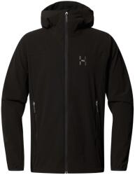Haglöfs Мъжко софтшел яке Haglöfs Rosson Softshell Hood Softshell jacket - True Black (003-3129-0311)