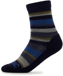 Stoic Детски туристически чорапи Stoic Kid's Merino Trekking Crew Socks Stripes Walking socks - Navy / Olive - размер 27-30 (EU) (201-7946-0311)