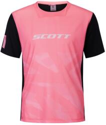 Scott Детска фланелка с къс ръкав за колоездене Scott Kid's Tee Vertic Delta S/S Cycling jersey - Digital Pink - размер XXL (756-0260-0215)
